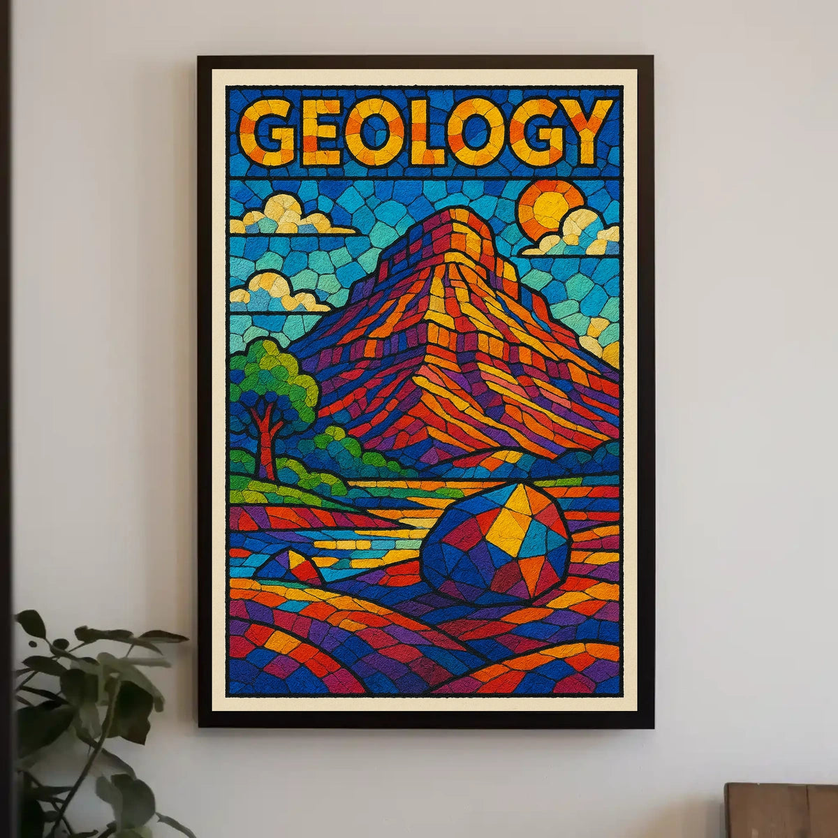 Geology Art Poster