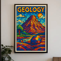 Geology Art Poster