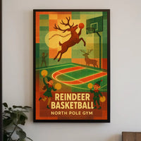 Reindeer Basketball Extravaganza Poster