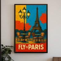 Fly To Paris Poster