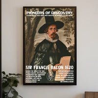 Sir Francis Bacon Historical Educational Poster
