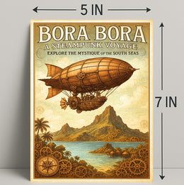 Bora Bora  A Steampunk Voyage Poster PosterGoat