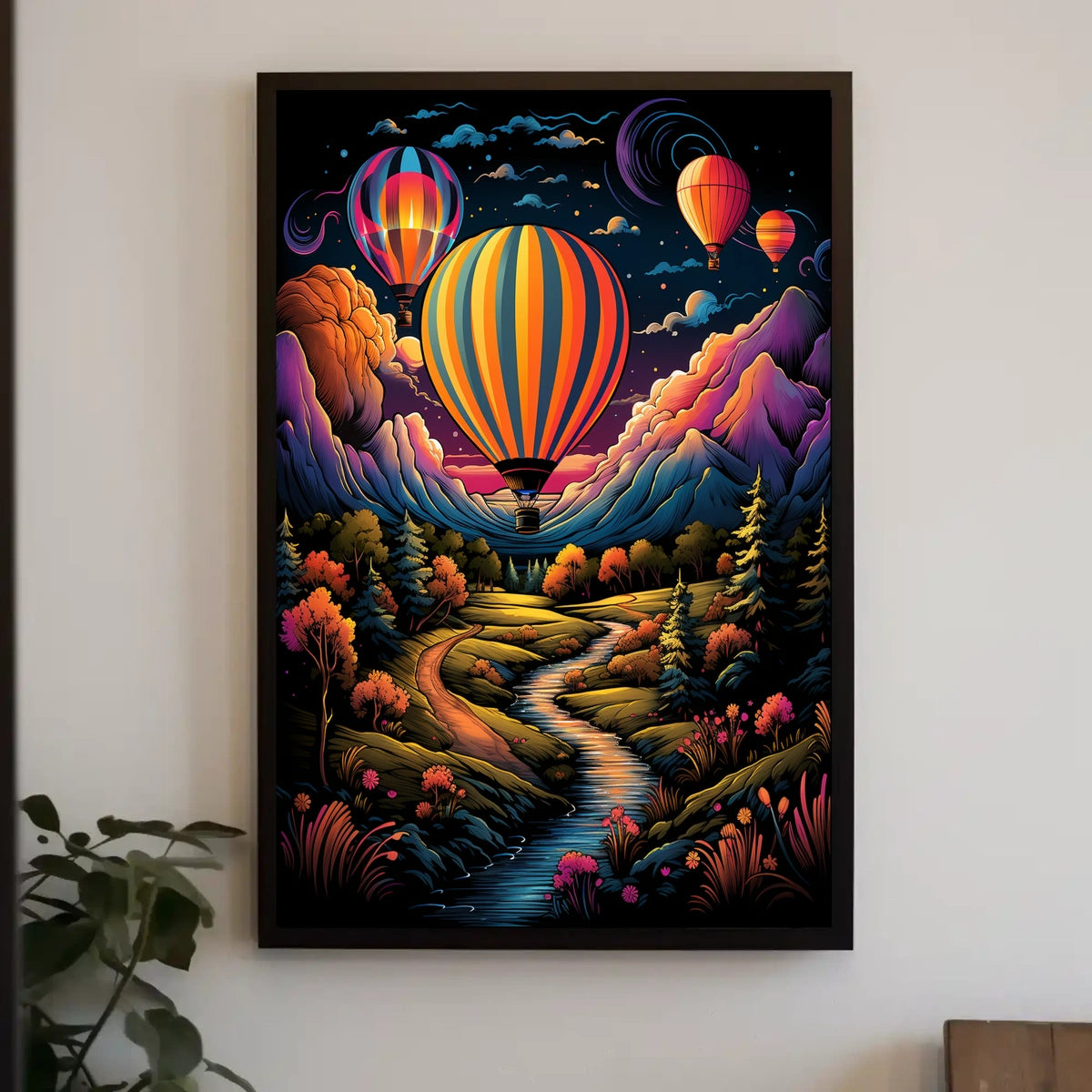 Dreamscape Balloons Poster