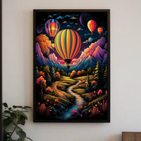 Dreamscape Balloons Poster