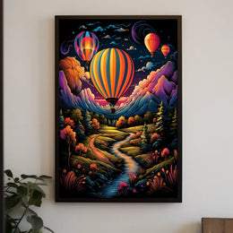Dreamscape Balloons Poster