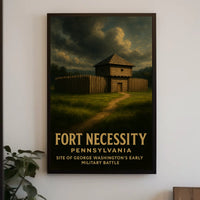 George Washington At Fort Necessity Poster