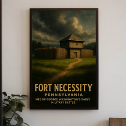 George Washington At Fort Necessity Poster