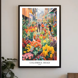 Colombia Road London Poster