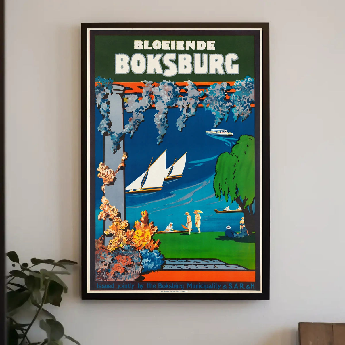 Bloeiende Boksburg Poster