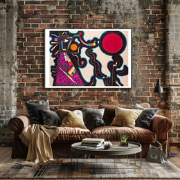 Abstract Geometric Symphony Poster