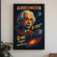 Albert Einstein Theory Of Relativity Poster