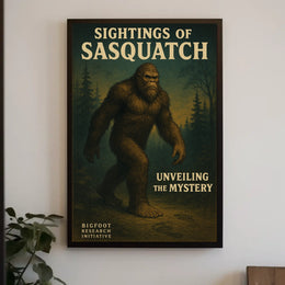 Sightings Of Sasquatch Poster