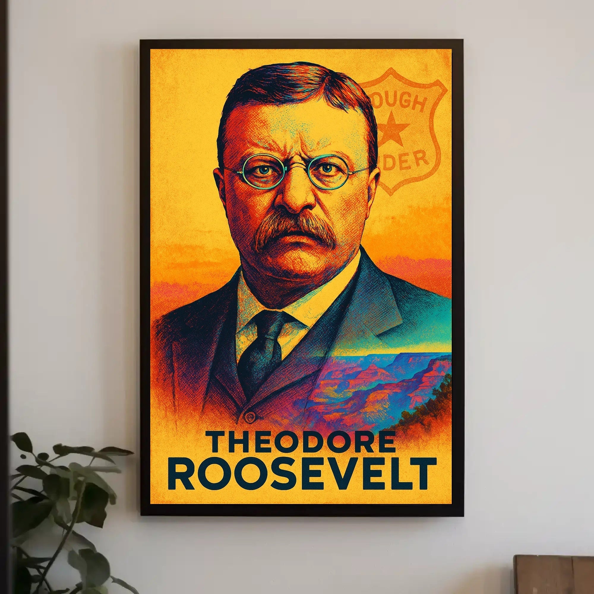 Rough Rider Bold Art Historical or Presidential Poster