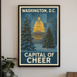 Washington, D.C. Capital Of Cheer Poster
