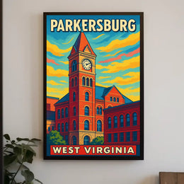 Parkersburg, West Virginia Poster