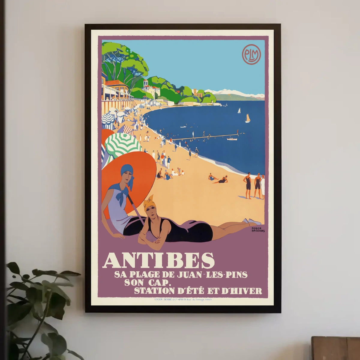 Antibes A Timeless Destination Poster