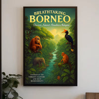 Breathtaking Borneo Poster