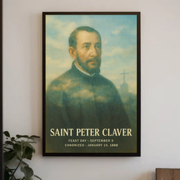 Saint Peter Claver Poster