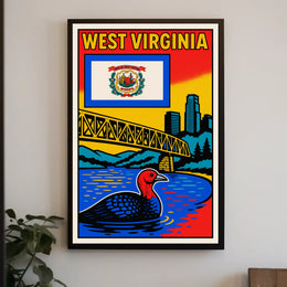 West Virginia Tribute Poster PosterGoat