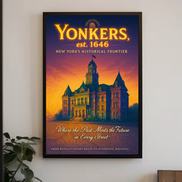 Yonkers New Yorks Historical Frontier Poster PosterGoat