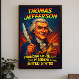Thomas Jefferson 3rd President Poster