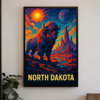 North Dakota Majestic Wilderness Poster