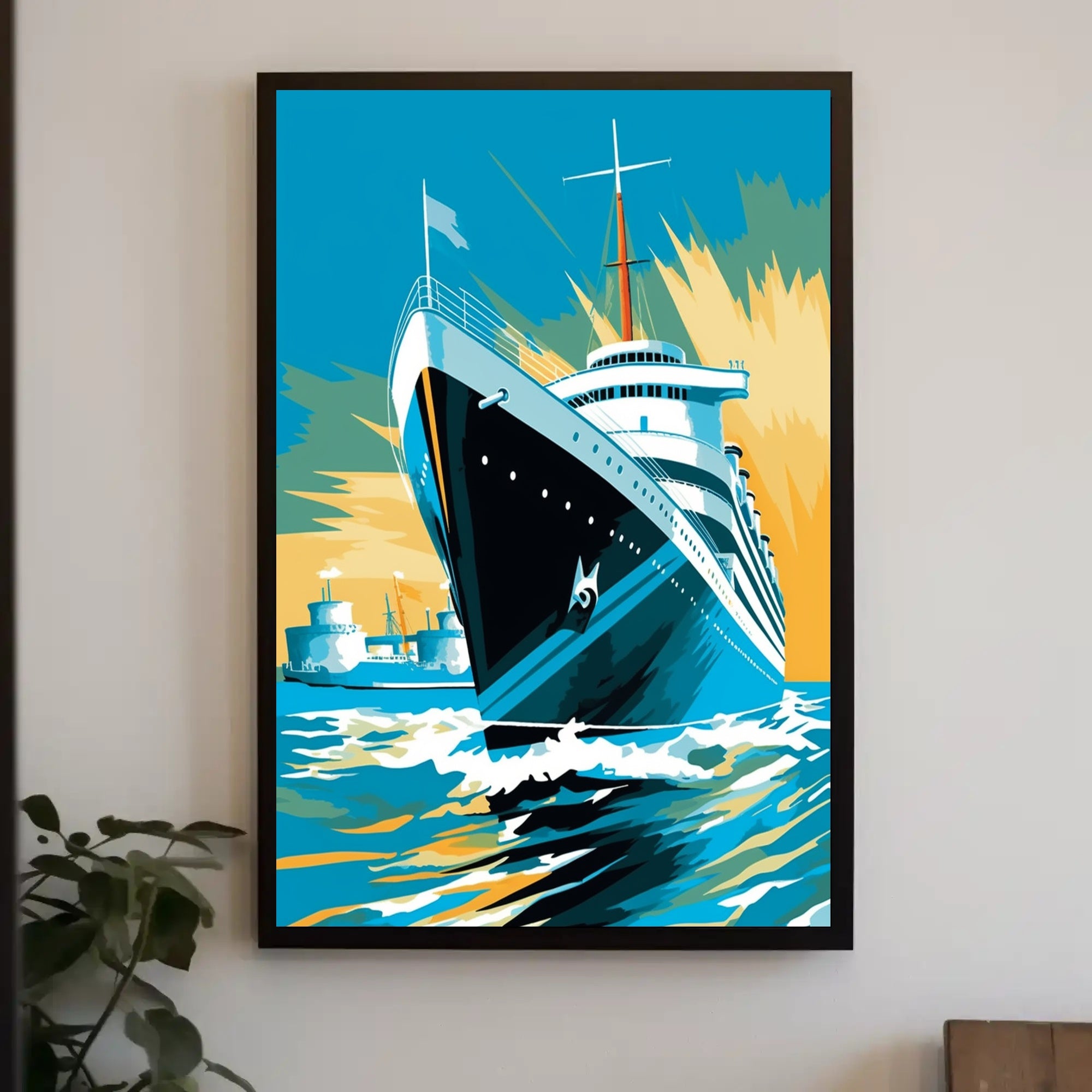 Majestic Ocean Voyage Poster