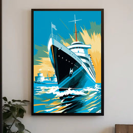 Majestic Ocean Voyage Poster