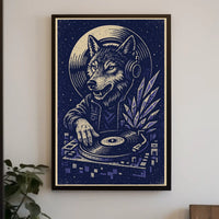 Dj Wolf Groove Poster