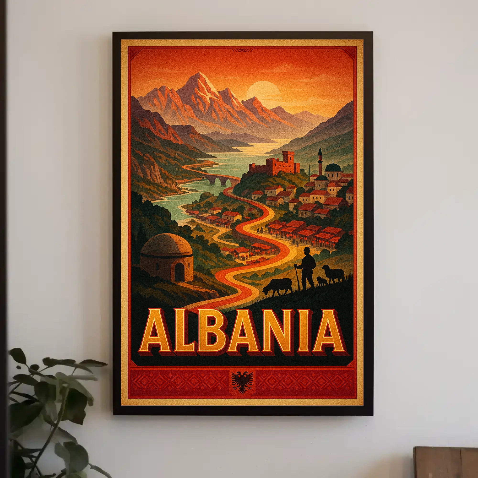 Scenic Albania Wall Art Print for Decor Lovers