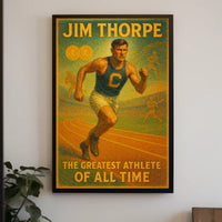 Jim Thorpe The Greatest Athlete of All Time Poster