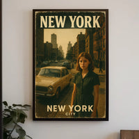 New York City A Vintage Glimpse Poster
