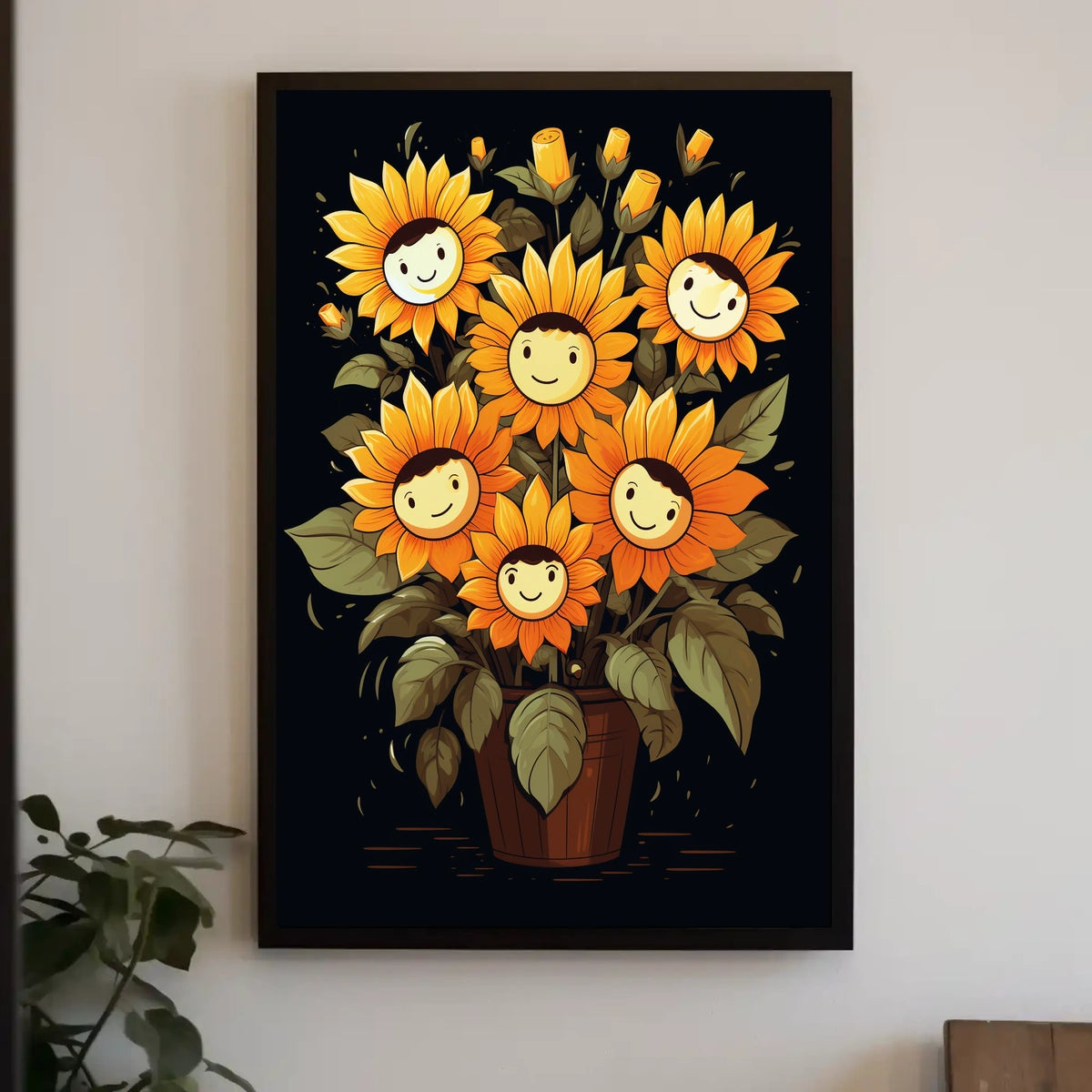 Sunflower Smiles Poster