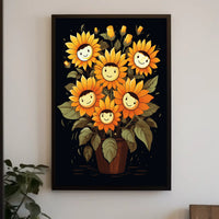 Sunflower Smiles Poster
