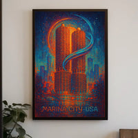 Marina City USA Poster
