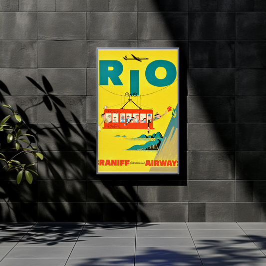 Rio Braniff International Airways Poster
