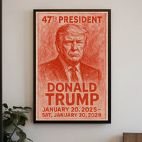 Donald Trump Pop Art Patriotic Poster