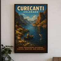 Curecanti Colorado Adventure Poster