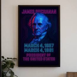 James Buchanan 15Th President Poster