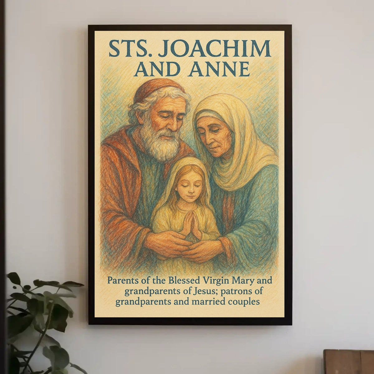 Sts. Joachim And Anne Poster