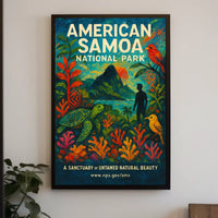 American Samoa Paradise National Park Poster