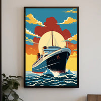 Voyage into the Sunset Poster