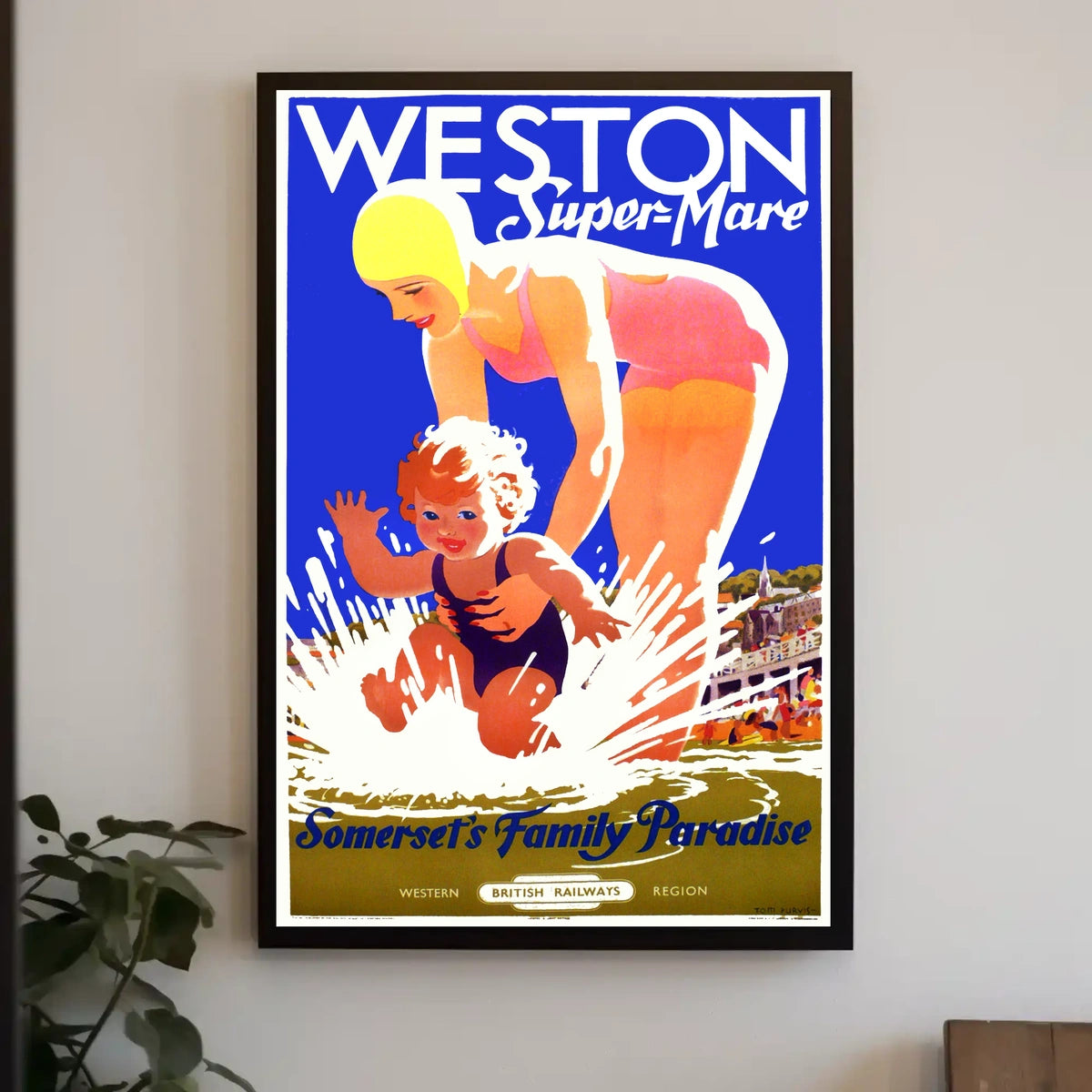 Weston-Super-Mare SomersetS Family Poster