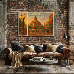 McKinney Travel Poster A Journey Through Time