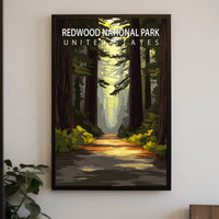 Redwood National Park Poster