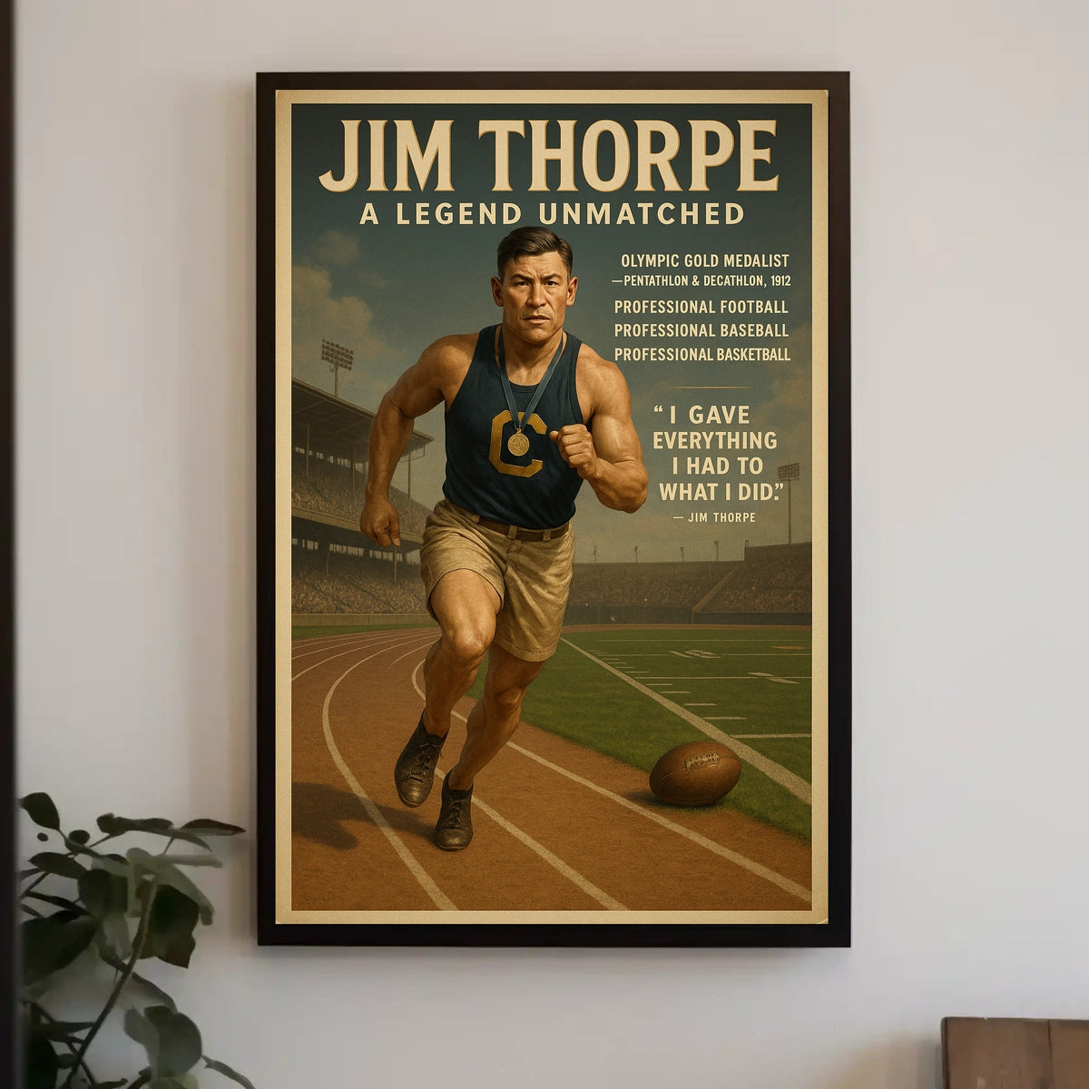 Jim Thorpe A Legend Unmatched Poster