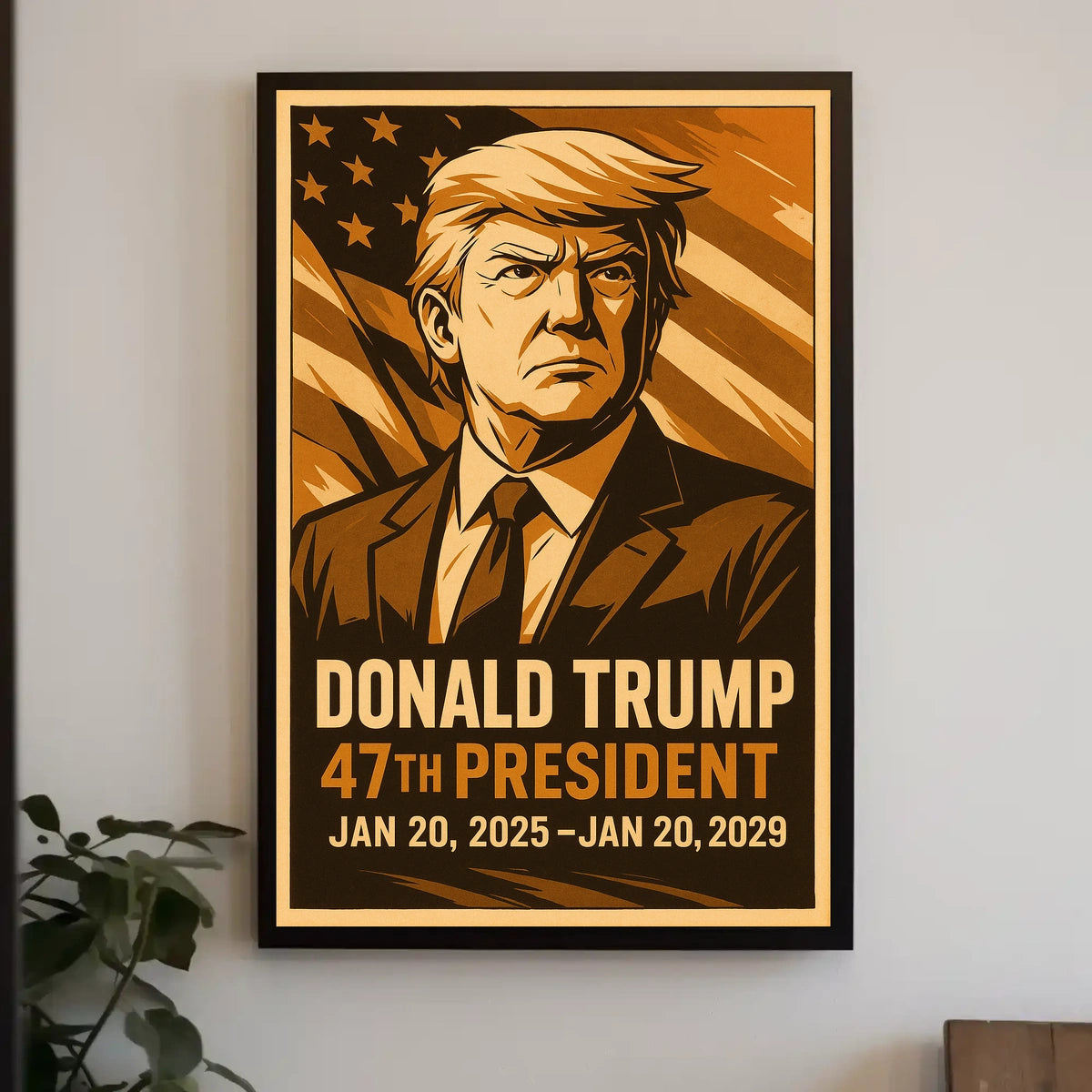 Donald Trump 47th President Poster