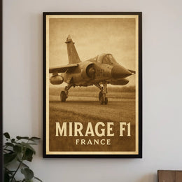Mirage F1 France Poster