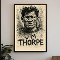 Jim Thorpe Portrait Poster