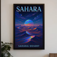 Sahara Desert Enchantment Dreamlike Surreal Poster